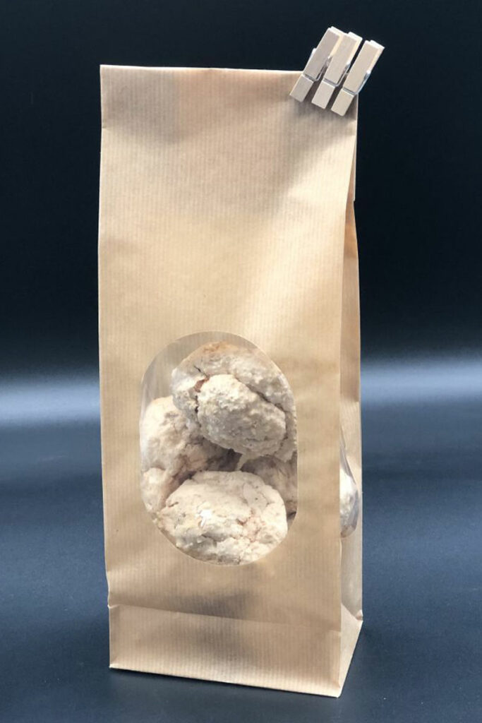 Sacchetto biscotti Royal Bag a tre finestre