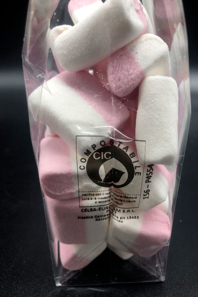 Royal PLA compostabile per dolci e maschmallows